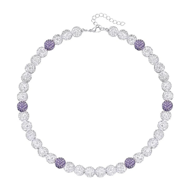 Crystal Beaded Necklace for Men and Women – Bold, Shimmering Statement Jewelry