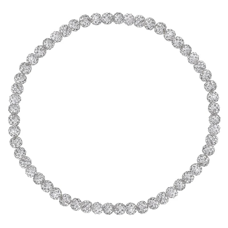 Crystal Beaded Necklace for Men and Women – Bold, Shimmering Statement Jewelry