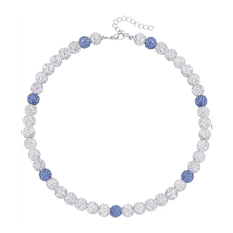 Crystal Beaded Necklace for Men and Women – Bold, Shimmering Statement Jewelry